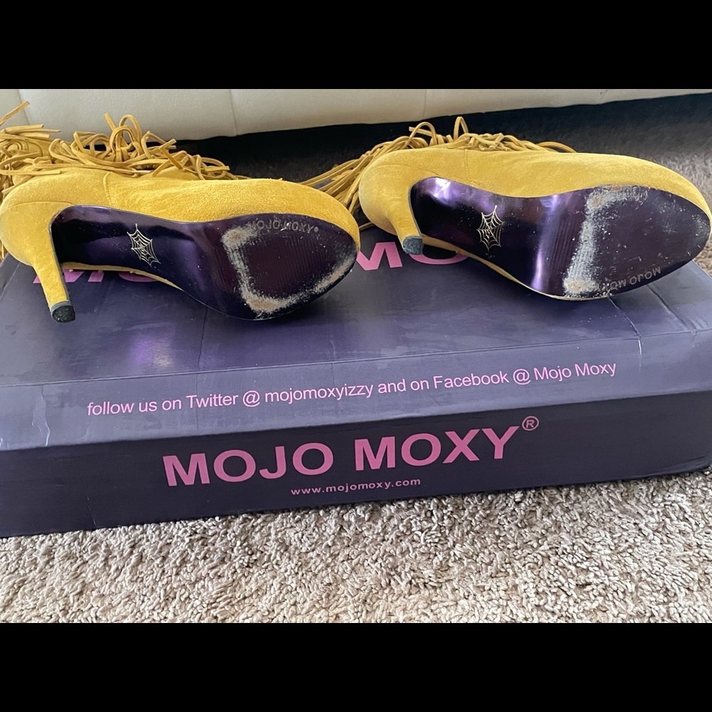 Mojo Moxy Burlesque Fringe Boot Size 8.5 - image 5